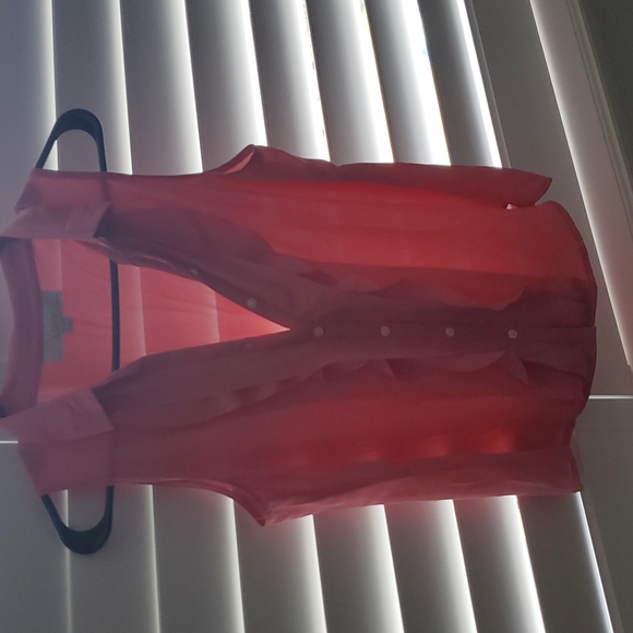 EUC LOFT small dusty rose blouse - Picture 1 of 2